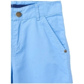 Cub McPaws Boys Regular Fit Sky Blue Fashion Shorts|Cotton | 4 - 12 Years - None