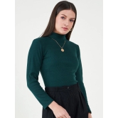 Long Sleeves Turtle Neck Cotton Fitted Top