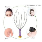 Head Scalp Massager Machine 12 Fingers Head Scratcher For Head Massage Body Relaxing | Hair Massage for Pain Relief