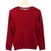 Diaz - Maroon Cotton Boys Pullover Sweaters ( Pack of 1 ) - None