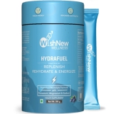 WishNew Wellness HydraFuel: Prime Electrolyte Energy Workout Drink Mix | Get Daily Hydration & Instant Energy Boost | Blueberry Flavor with natural Sweetness| 20 Sachets | Suitable for Men & Women