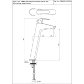 Essco Orbit Single Lever Tall Body SILVER