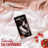 MANFORCE Chocolate Strawberry Condoms 10''s (Combo of 2) Condom (Set of 2 20 Sheets)