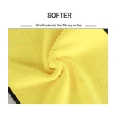 INGENS - Yellow 600 GSM Microfiber Cloth For Automobile ( Pack of 1 )