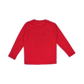 NEUVIN - Red Cotton Blend Boys T-Shirt ( Pack of 1 ) - None