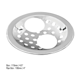 Sanjay Chilly Pisto Stainless Steel 304 Grade Chrome Finished Round Floor Drain Grating Gypsy 4.5