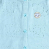 Elephant Kintted Co-ord Set-light blue / 2-3 years