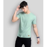 Paul Street - Green Cotton Blend Slim Fit Mens T-Shirt ( Pack of 1 ) - None