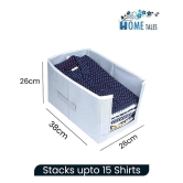 HOMETALES Non-Woven Shirt Stacker & Cloth Organizer,Grey (9U)