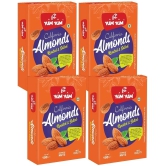 YUM YUM Raw California Almonds (Pack of 4-100g Box Each) 400 g Pack of 4