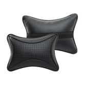 Auto Hub Neck Cushions Set of 2 Black