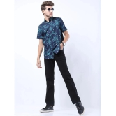 Ketch 100% Cotton Regular Fit Printed Half Sleeves Mens Casual Shirt - Blue ( Pack of 1 ) - None