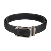 Zacharias - Black Leather Men's Casual Belt ( Pack of 1 ) - None