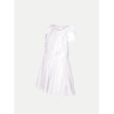 Radprix White Cotton Girls Frock ( Pack of 1 ) - None