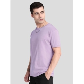 AKTIF Cotton Oversized Fit Printed Half Sleeves Mens T-Shirt - Lavender ( Pack of 1 ) - None