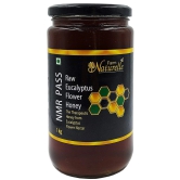 Farm Naturelle- Raw 100% Natural NMR Tested , Pass , Certified Un-Processed Virgin Eucalyptus Forest Honey Ayurved Recommended (1 Kg) Glass Bottle.