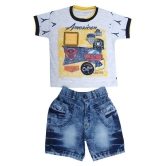 Zadmus Baby Boys Stylish T-Shirt & Short Dress (Red, 6  - 12 Months) - None