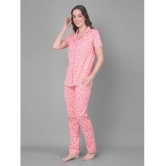 Dollar Missy Pink Cotton Womens Nightwear Nightsuit Sets ( Pack of 1 ) - None