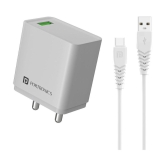 Portronics - Type C 3A Wall Charger - White