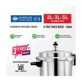 Srushti Gold 2L/3L/5L 5 L Aluminium OuterLid Pressure Cooker With Induction Base