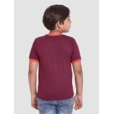 Neo Garments - Maroon Cotton Boys T-Shirt ( Pack of 1 ) - None