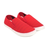 ASIAN M-2025 Red Mens Slip-on Shoes - None