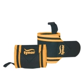 Tynor Wrist Wrap With Thumb Loop, Universal, Pack of 2 (Colour - ORANGE) by Total Sporting And Fitness Solutions Pvt Ltd