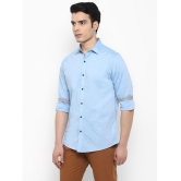 Life Roads - Light Blue Cotton Slim Fit Men's Casual Shirt ( Pack of 1 ) - None