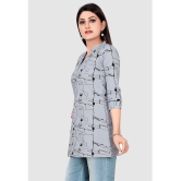 Meher Impex - Grey Cotton Blend Womens Tunic ( Pack of 1 ) - None