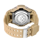 Hala Beige Resin Digital Mens Watch