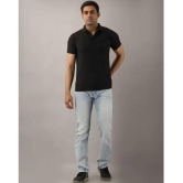 SKYRISE - Black Cotton Blend Slim Fit Men's Polo T Shirt ( Pack of 1 ) - None