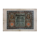 Extremely Rare Scarce Old Vintage Germany 100 Mark Notgeld Banknote