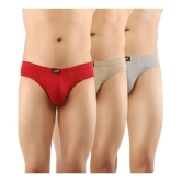 Solo - Multicolor Cotton Mens Briefs ( Pack of 3 ) - 85