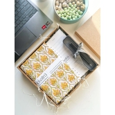 Sustainable Productivity Gift hamper by Ekatra - Yellow Floral