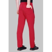 LEEBONEE Maroon Polyester Blend Mens Trackpants ( Pack of 1 ) - None