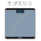 Hoffen Digital Electronic LCD Personal Health Body Fitness Bathroom Weighing Scale HO-18 Grey Grey