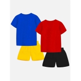 Trampoline Multicolor Cotton Blend Boys T-Shirt & Shorts ( Pack of 2 ) - None