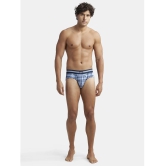 Jockey UI20 Men Super Combed Cotton Elastane Brief - Dusk Blue Print (Pack of 2 - Prints May Vary) - None