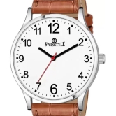 Swisstyle - Brown Leather Analog Mens Watch