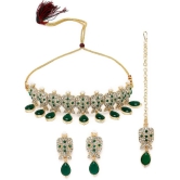 Sukkhi Green Alloy Necklace Set ( Pack of 1 ) - Green