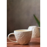 Cream Textured Mug-Set of two