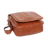 samtroh 8 Ltrs Tan P.U. College Bag - Tan