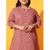 AUSTIVO Cotton Printed Straight Womens Kurti - Multicoloured ( Pack of 1 ) - None