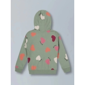 PLUM TREE Girls Cotton Sweatshirt ( Green ) - None