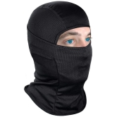 Black Cotton Anti Pollution Face Cover Balaclava