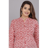 JC4U - Peach Cotton Women''s Ethnic Tunic ( Pack of 1 ) - None