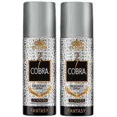 St. John Cobra Fantasy 150ml*2 Long Lasting Deodorant Spray for Men 150 ml ( Pack of 2 )