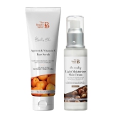 Glow Combo: Apricot & Vitamin C Face Scrub (100gm) and Light Moisturizer Skin Cream (50gm)