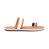 Emosis Tan Flip Flops - None