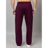 YHA Purple Fleece Mens Trackpants ( Pack of 1 ) - None